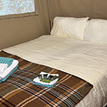 Glamping Safari Tent Norfolk Outside