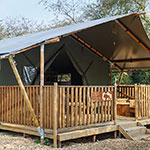Glamping Safari Tent Norfolk Outside