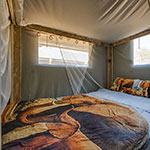 Glamping Safari Tent Norfolk Bedroom