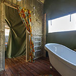 Glamping Safari Tent Norfolk bathroom