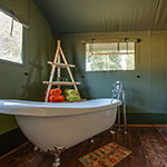 Glamping Safari Tent Norfolk bathroom
